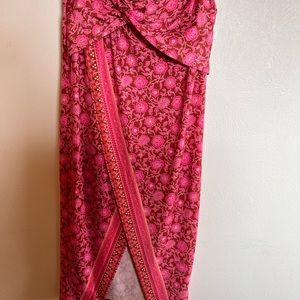 NWT Free People Wrap Midi Skirt